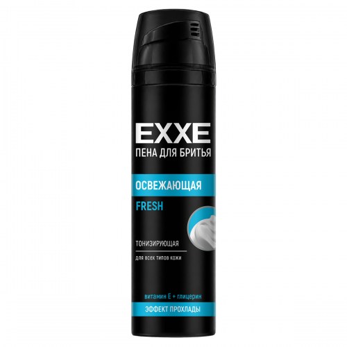 EXXE Пена для бритья ТОНИЗИРУЮЩАЯ FRESH, 200 мл